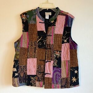 Patchwork Sleeveless Vest